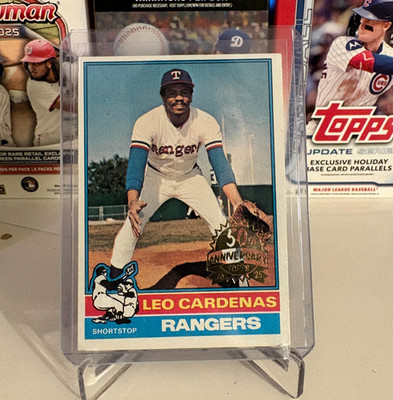 2025 Topps Heritage 50th Anniversary Topps Leo Cardenas Texas Rangers #587