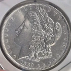1889-P AU/UNC Grade Morgan Silver Dollar NO~RESERVE High~Bid~Wins       #1969