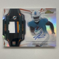 2014 Topps Finest Jarvis Landry Rookie Autograph Patch #RAP-JL Dolphins NFL