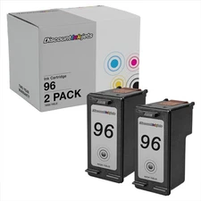 2PK DI C8767WN Black Ink Cartridge for HP96 use in Deskjet 6940 5940 9800 5740