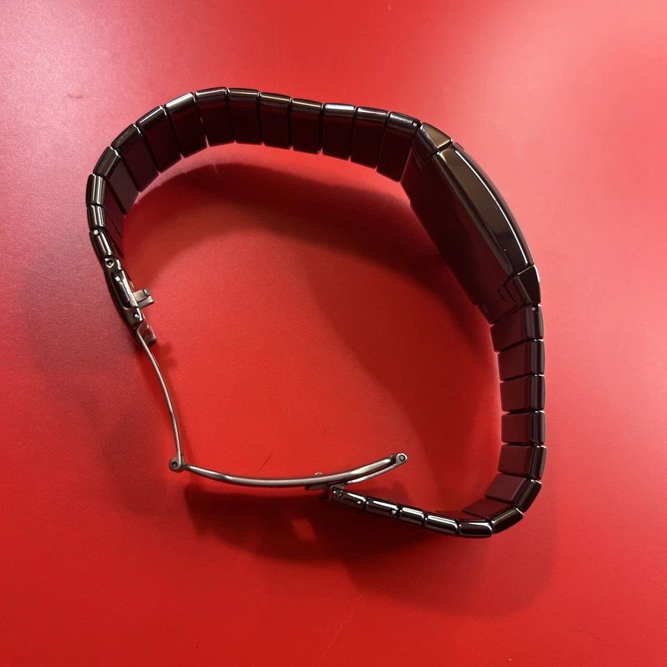 Rado Sintra Jubile Black Ceramic Diamond Watch Men's Swiss - Working - Rare - Image 3 of 4