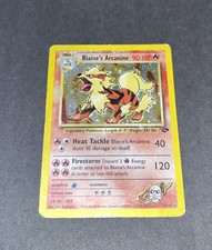 galarian linoone pokemon card value Japanese Lightly Played Blaine's Arcanine Gym Heroes No. 059