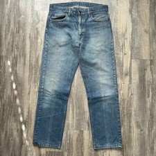 Vintage 70s Levi's 505 0217 XX Talon Zip 8 Stamp Denim Jeans Size 34X31