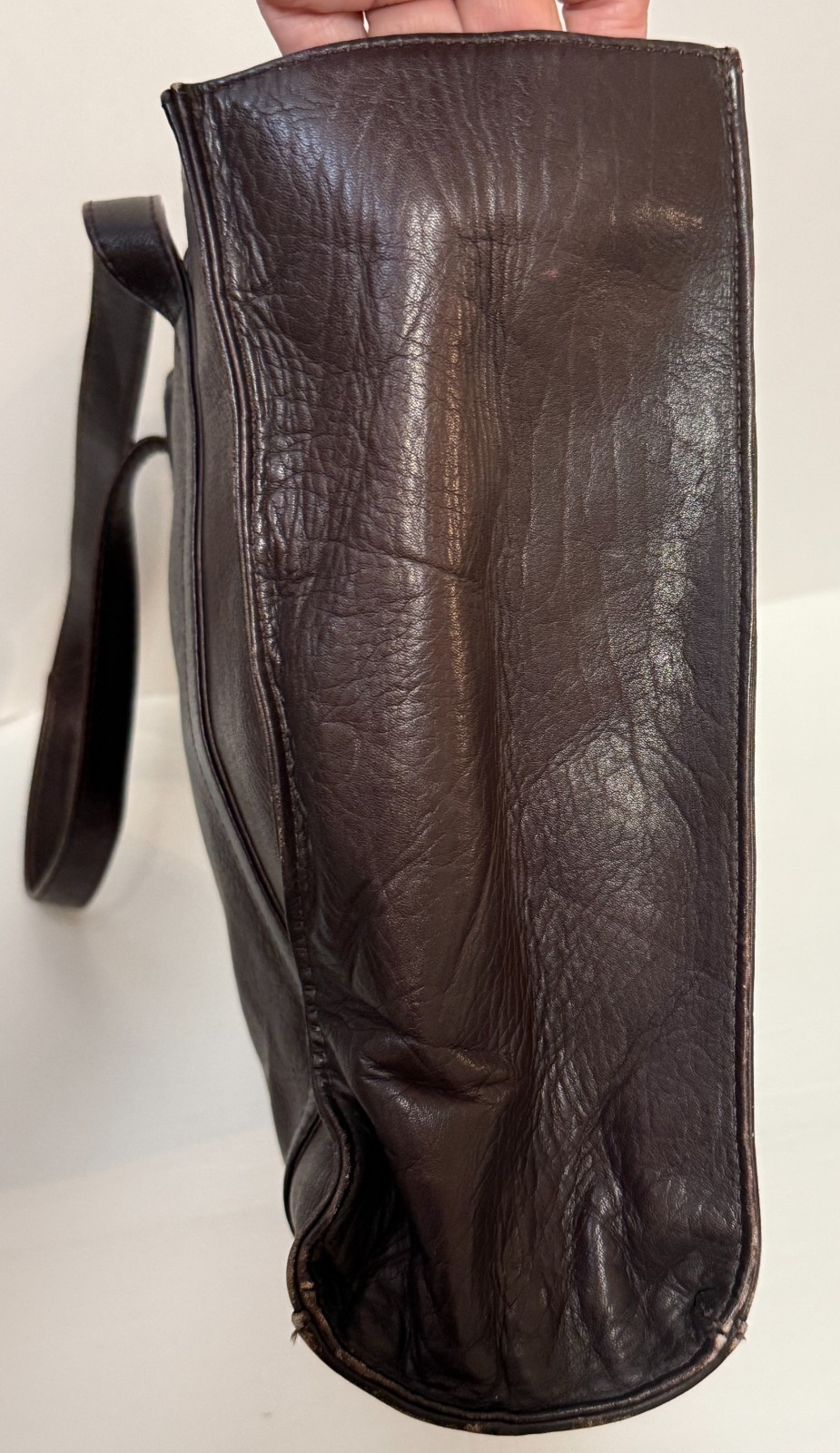 LATICO Leather Brown Structured Double Handled Sh… - image 10