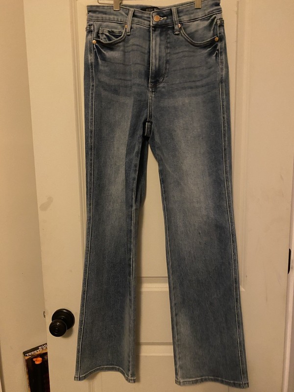 Judy Blue Dad Jeans Women’s size 7/28. Inseam 30 Blue Mid Wash Faded Denim 