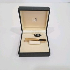Dunhill Vintage Two Tone Tie Clasp Clip Bar G...