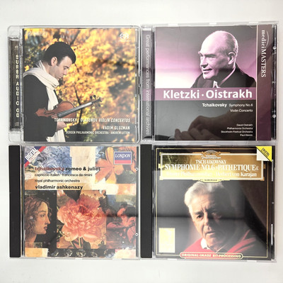Tchaikovsky Lot of 4 Cds Violin Concertos Romeo & Juliet Symphonie No. 6