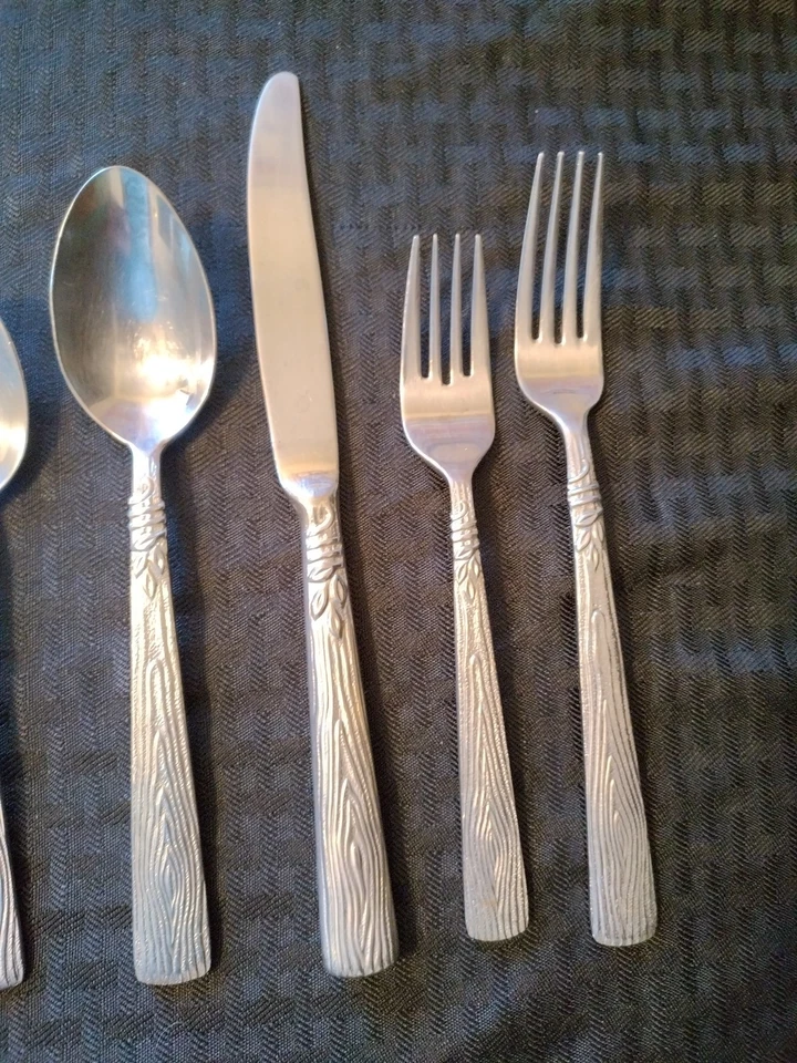 Cubiertos de madera natural Pfaltzgraff cubiertos individuales de repuesto - TÚ ELIGES Foto 4 de 4