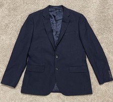 J.Crew Ludlow Blazer Mens 42 R Black Italian Cashmere 2 Button C8845