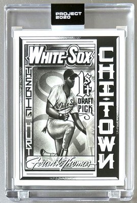 TOPPS PROJECT 2020 #238 FRANK THOMAS by MISTER CARTOON 1990 WHITE SOX FREE SHIP