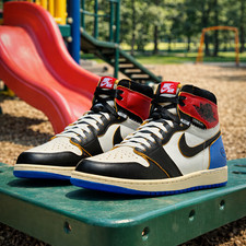  MEN Fragment x Union Varsity x Jordan 1 Retro OG High IO7847-002 Size US 7-12