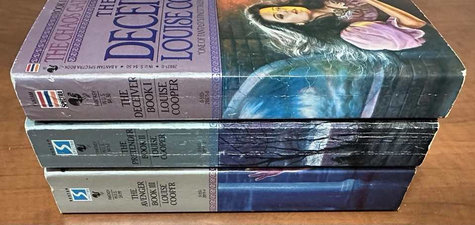 LOT (3) The Chaos Gate Trilogy (1,2,3) Louise Cooper, Paperback, Used, 1st Print - Image 2 of 4