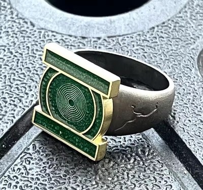 Grüner Laternenring 19 mm & 22 mm Superheld Fächer Sammlerstück Schmuck Zubehör 