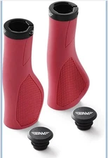 BW USA Ergo-Lock 2.0 Grips Dual Lock-On MTB Bike Handlebar Grips Red