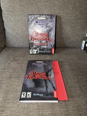 Neverwinter Nights Hordes of the Underdark SIGNED/ NEW