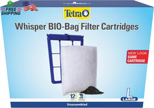 Tetra Whisper Bio-Bag Filter Aquarium Cartridges, Large Filter for Freshwater an
