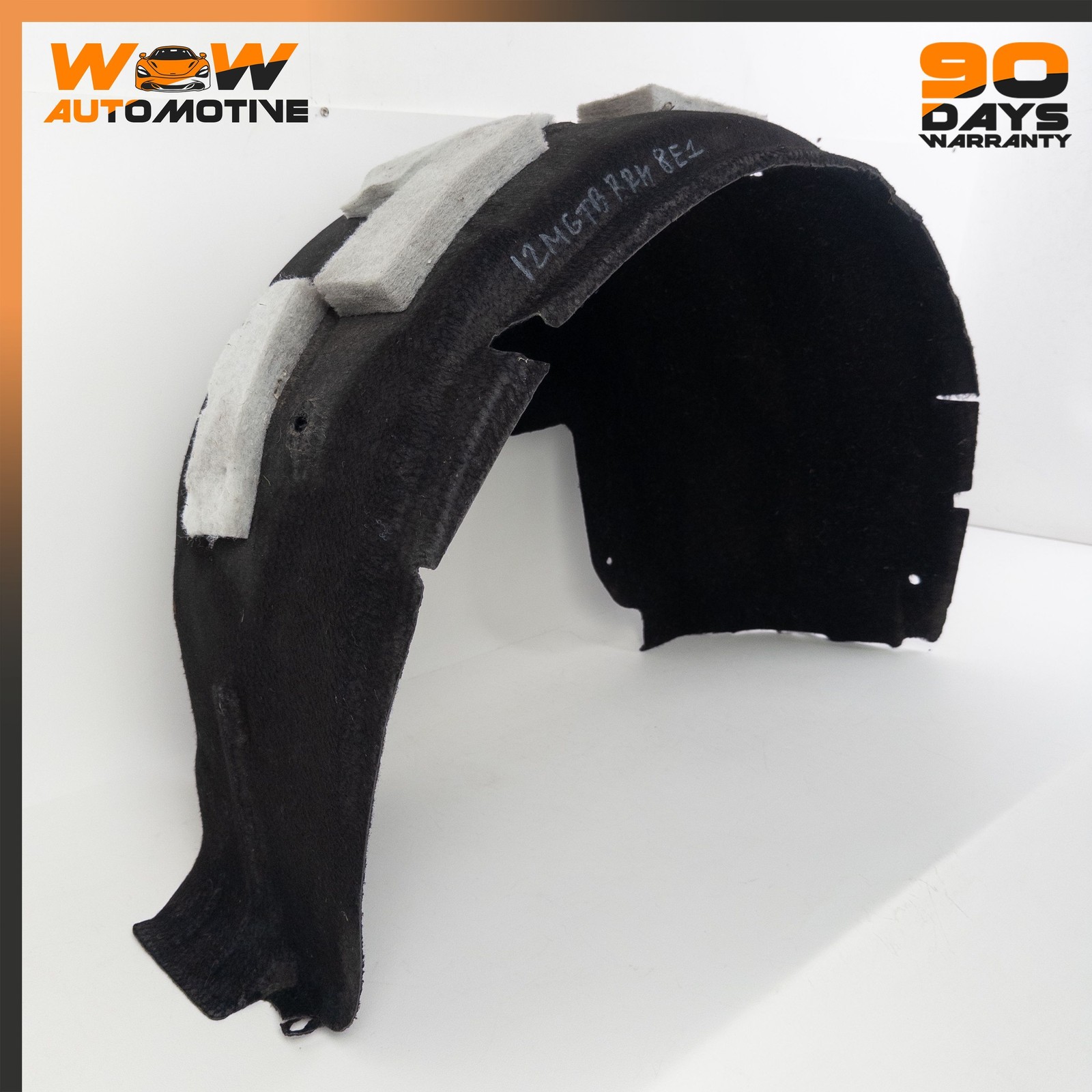 08-19 MASERATI GRANTURISMO S REAR RIGHT QUARTER WHEELARCH LINER SPLASH GUARD OEM