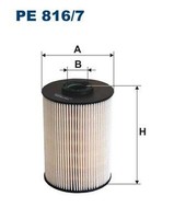 Kraftstofffilter Filtron PE 816 7 FÜR CitroËN Peugeot Treibstofffilter