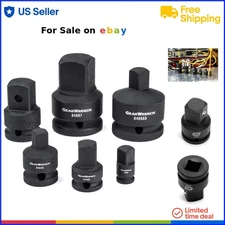 Impact Adapter Set 6 Piece Chrome Molybdenum Steel Versatile Durable