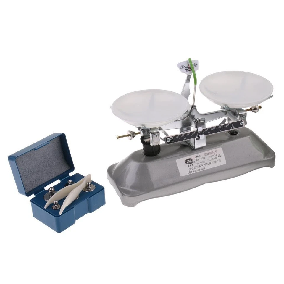 100 Gram Table Balance Scale with 5g, 10g,, 50g Weights