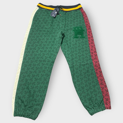 Tommy Hilfiger x Anthony Ramos Colorblock Monogram Jogger Sweatpants Size L New
