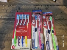 Lot Of 3 Packs Of Complete Care Toothbrushes. 4 Soft  4 Medium. Total 8 Brushes