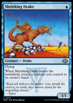 Magic/MTG Shrieking Drake MH3-272 Uncommon Englisch Neu