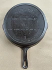 The Griswold MFG Co. Fully Marked Victor Cast Iron Skillet #9, 723, EPU.
