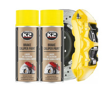 2x Bremssattellack GELB 400ml Spray Bremsen Tuning +260°C - L346ZO
