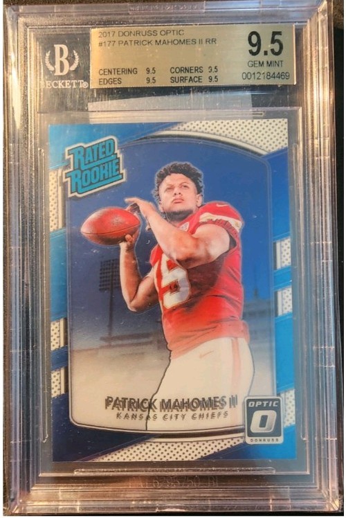 2017 Donruss Optic - Rated Rookie Patrick Mahomes II #177 (RC)