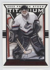 2002-03 Pacific Private Stock Titanium Red 232/299 Dan Cloutier #96 4f1