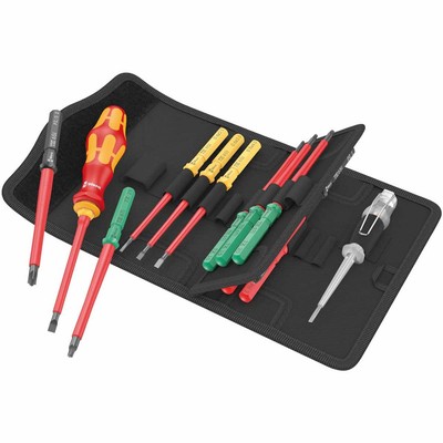 Wera VDE Insulated Screwdriver Set 16 pcs 1000V Electricians Tool set (006607)