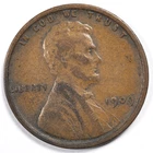 1909 VDB Lincoln Wheat Penny Cent Very Fine (VF)