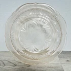 Vintage Hazel Atlas Pink Depression Glass Royal Lace Dinner Plate 10"
