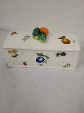 Vintage Ceramic Butter Dish ( LID ONLY)  Petite Fruit  Raintree  Japan