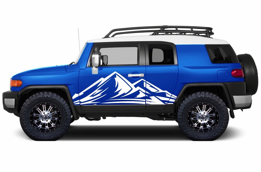 Custom Vinyl Graphics Decal TREK Wrap Kit for Toyota FJ Cruiser