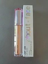 ABOUT-FACE by HALSEY LIGHT LOCK LIP GLOSS SHEER GENIUS FULL SIZE .14 FL OZ NIB