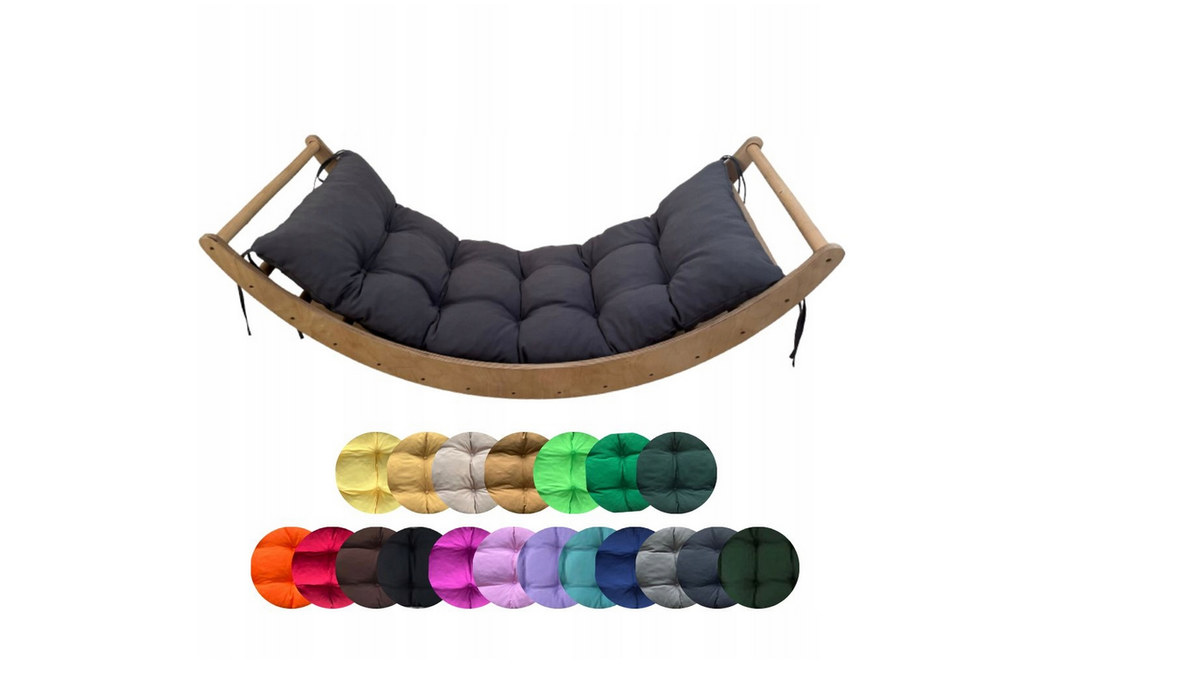 Cuscino Per Panca Da Giardino 140x35x3 Cm - Grigio, In Lino, Con Fondo Antiscivolo E Memory Foam - Foto 4