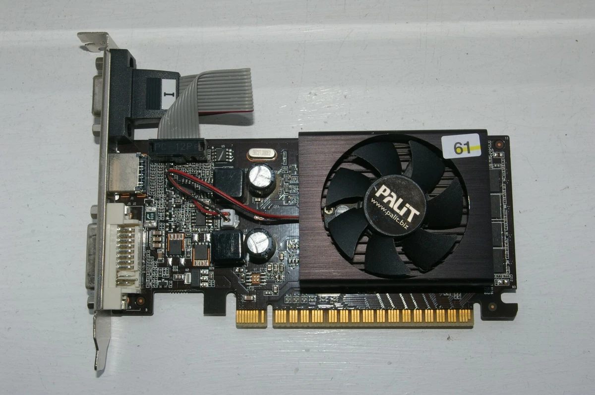 PALIT NVIDIA GEFORCE 210 GT 1 GB 218 PCI EX16 HDMI DVI VGA