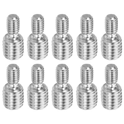 M6x10mm to M10x10mm Double End Threaded Stud Screw Bolt 10 Pack 304 Stainless...