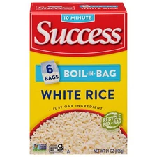 	Success Boil-in-Bag White Rice 21 oz	