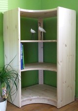 Eckregal Regal Bücherregal Massivholz Kiefer natur flexibel & erweiterbar