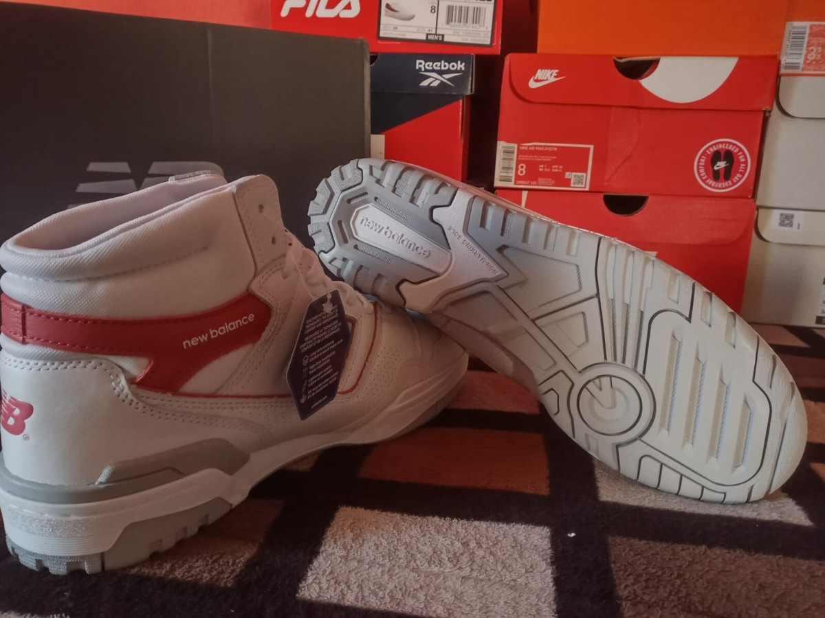 Size 8.5 - New Balance 650R White Burgundy for sale online  display picture 2