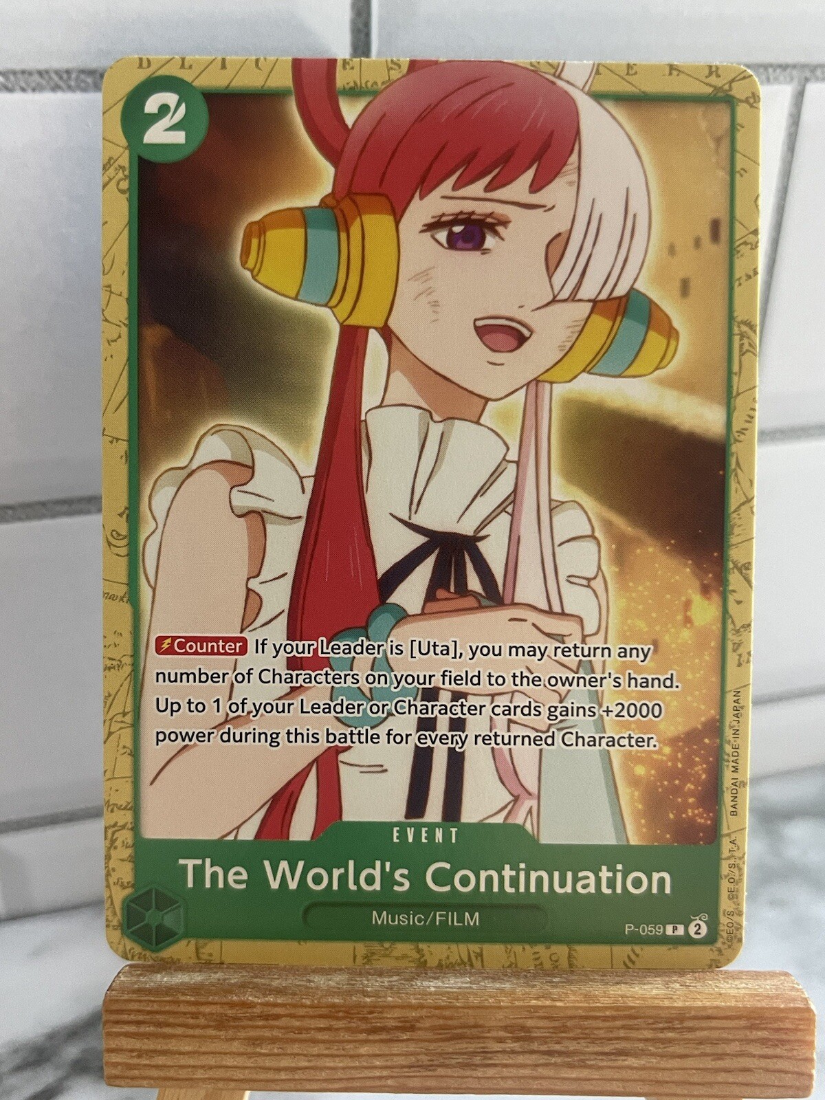 ONE PIECE TCG: THE WORLD'S CONTINUATION ST16 P-059 GREEN Starter Deck Uta
