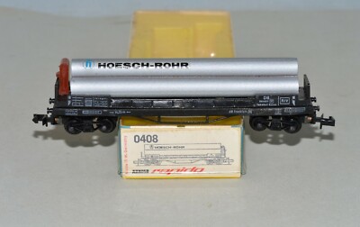 N Maßstab Vintage Arnold 0408 Fracht Auto W / Hoesch-Rohr Belastung Ovp