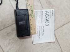 Sony AC-V30 AC Power Adapter 7.5V 1.6A VTR 10V 1.3A Battery Charger 
