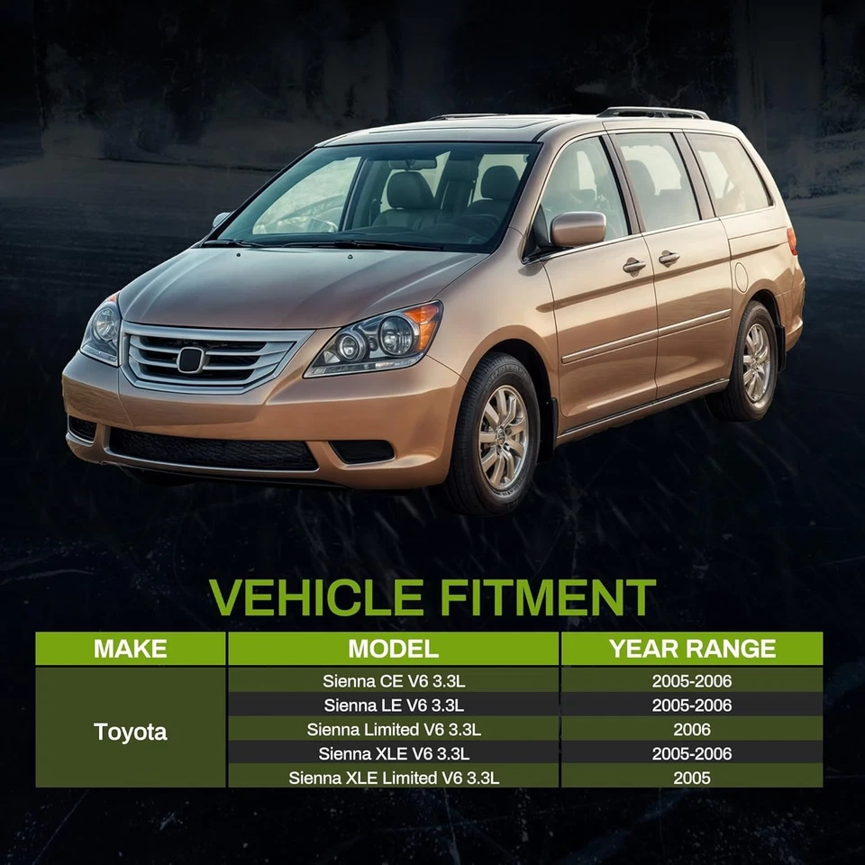 High-Efficiency Radiator for 2005/2006 Toyota Sienna 3.3L V6 - Easy Installation - Image 4 of 4