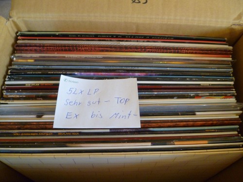 52xLP'S aus Sammlung in Ex bis Mint-(Rock,Pop,Blues,)Sehr gut bis TOP prezzo ebay