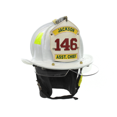MSA Cairns New Yorker White Firefighter Helmet w/ Bourkes – No Eye  Protection