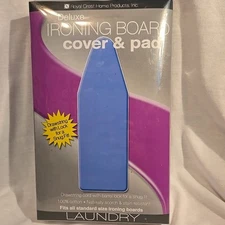 Deluxe Ironing Board Cover and Pad W/ Drawstring  (Ironing board not included) 